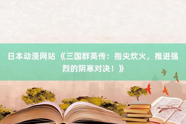日本动漫网站 《三国群英传：指尖炊火，推进强烈的阴寒对决！》